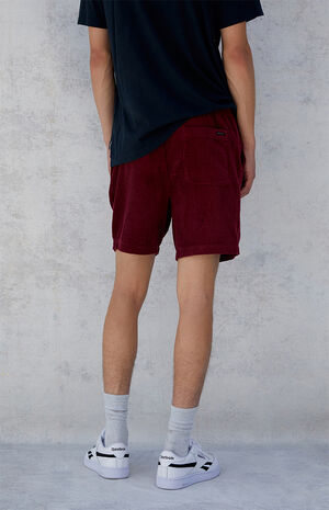 Zinfandel Corduroy Volley Shorts Zinfandel Corduroy Volley Shorts image number null