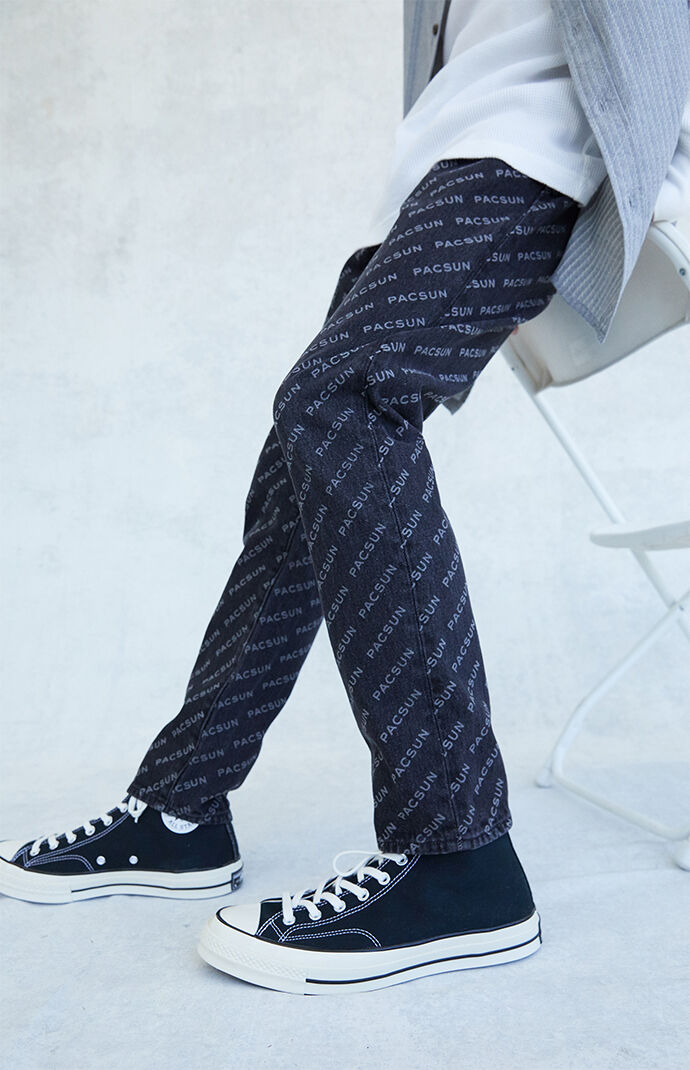Monogram Slim Taper Rigid Jeans