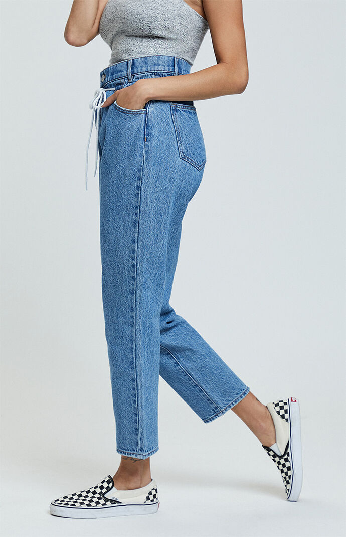 Shoe Blue Mom Jeans
