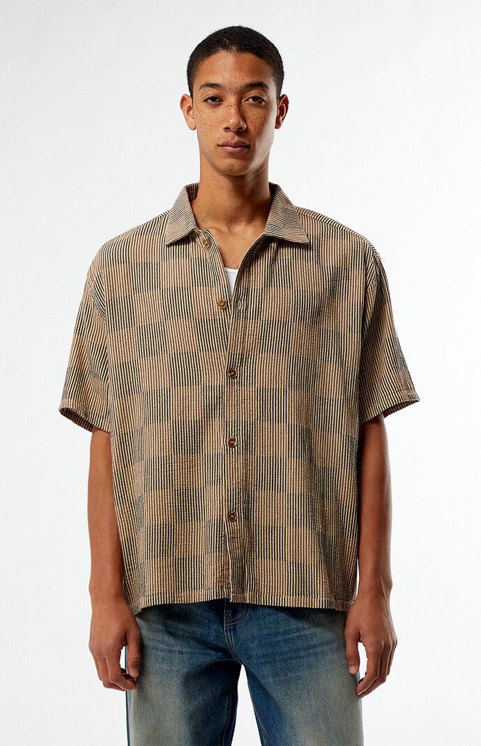 Rhythm Tanner Check Linen Shirt