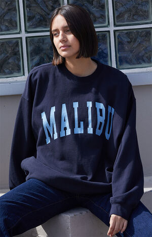 Blue Malibu Crew Neck Sweatshirt image number 1
