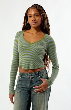 Woodland V-Neck Sweater image number 2