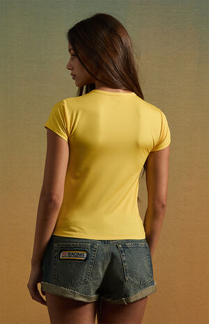 x Pacsun Miami Racing Jean Micro Shorts image number 5