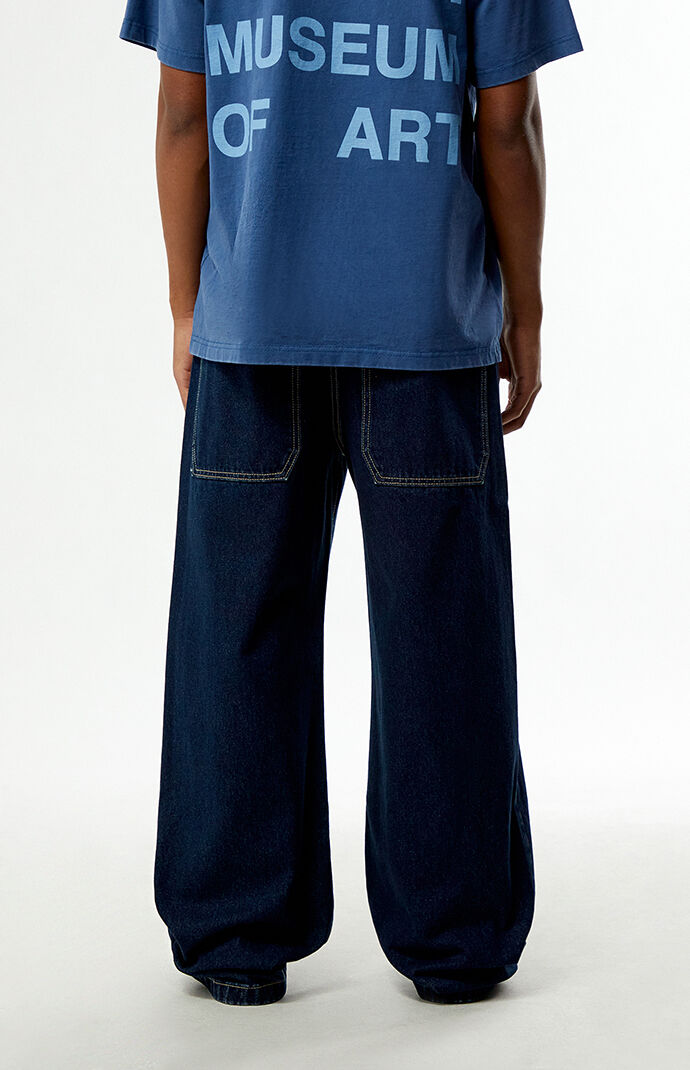 Pacsun Blake Extreme Baggy Jeans Dark Blue