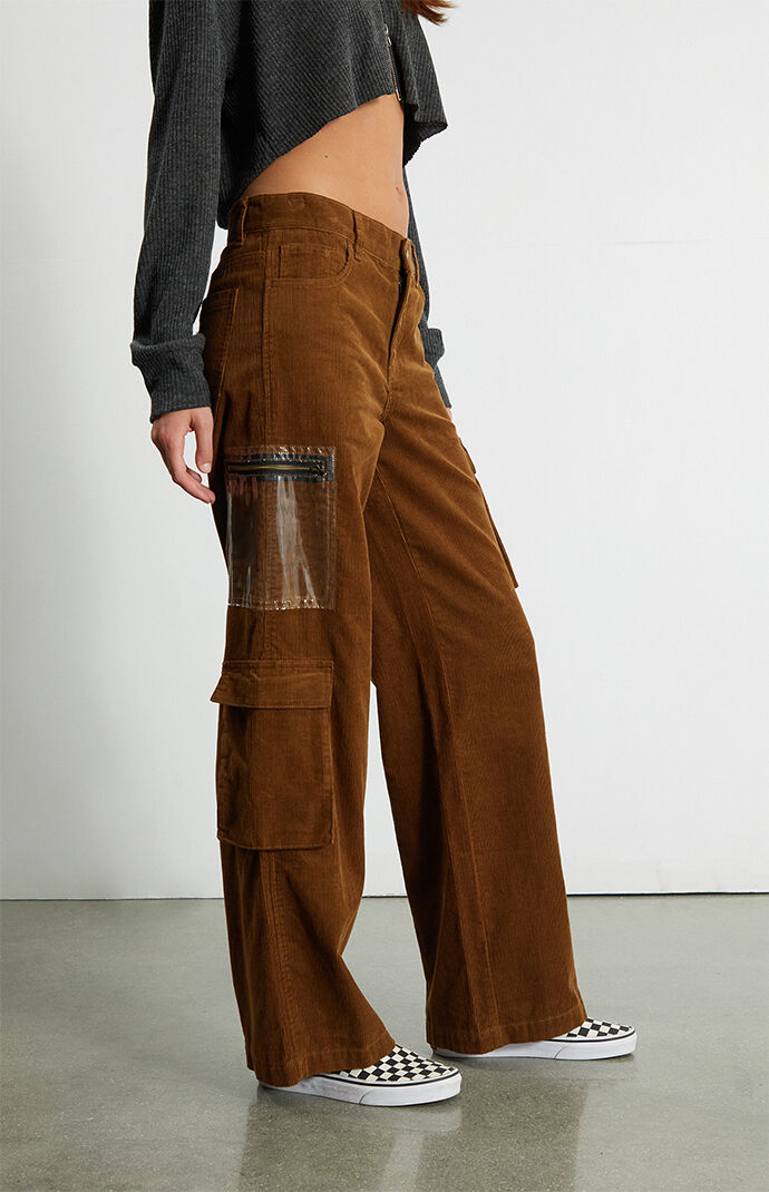 Corduroy cargo pants discount womens
