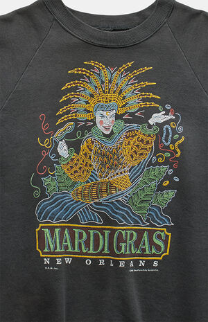 '90s Mardi Gras Crew Neck Sweatshirt image number 4