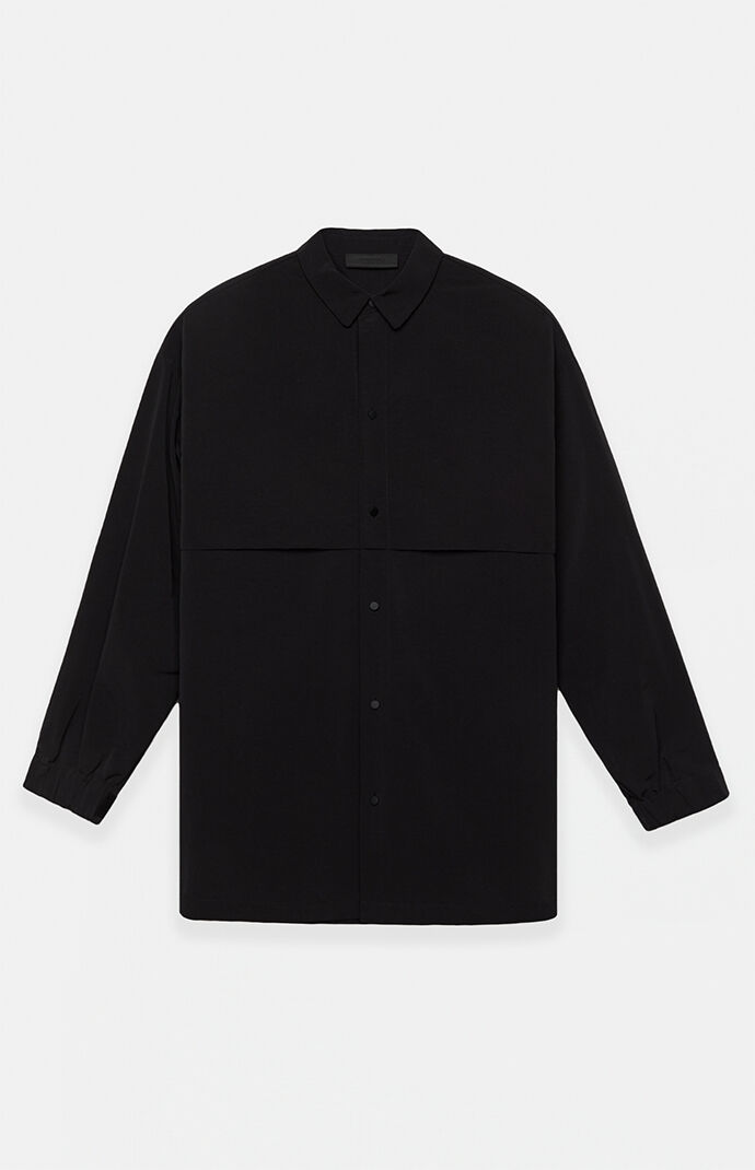 Fear of God Black Military Nylon Overshirt Jacket