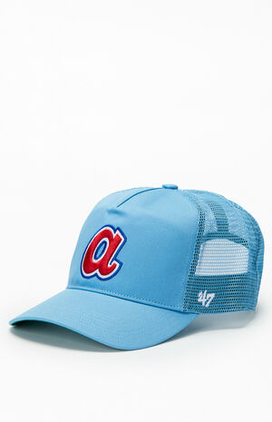 Atlanta Braves Mesh Hitch Trucker Hat image number 4