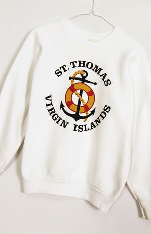 Upcycled St Thomas Crew Neck Sweatshirt image number 2