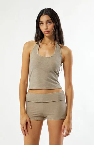 Lila Striped Halter Top image number 2