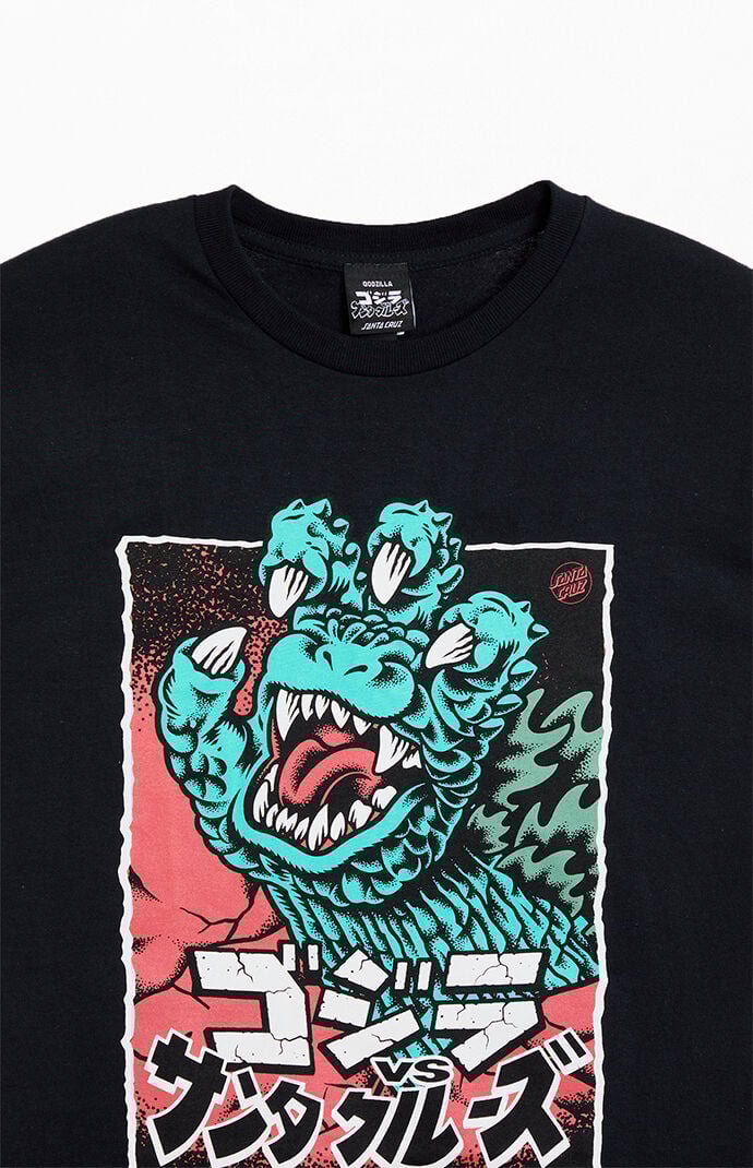 Santa Cruz Godzilla Hand Front T-Shirt | PacSun Santa Cruz Godzilla Hand Front T-Shirt | PacSun