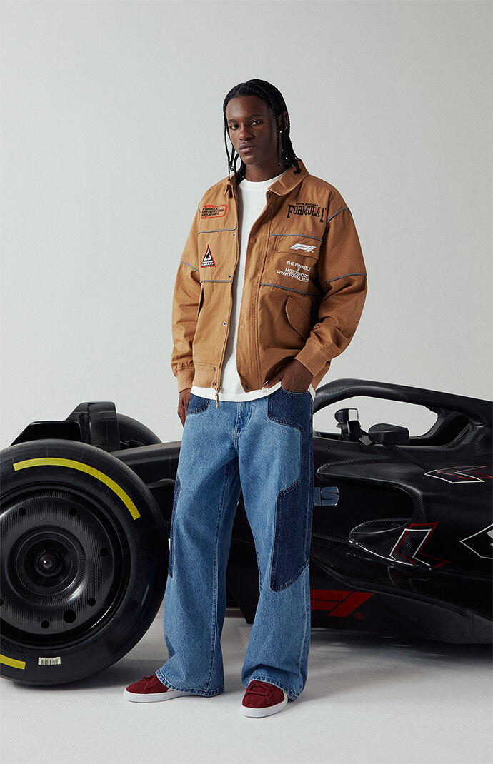 【格安希少・新品未使用タグ付き】VICTIM BUGGY CHINO PANTS Formula 1 x PacSun Garage Extreme Baggy Jeans | Pacsun