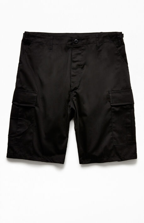Black BDU Cargo Shorts