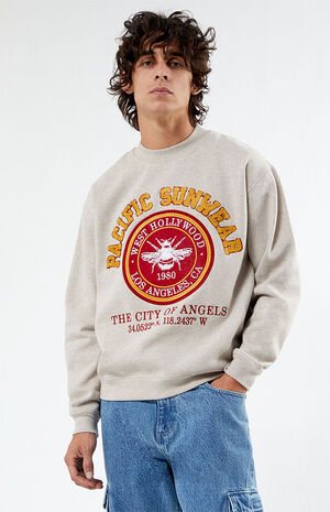 Pacific Sunwear Chenille Crew Neck Sweatshirt image number 1