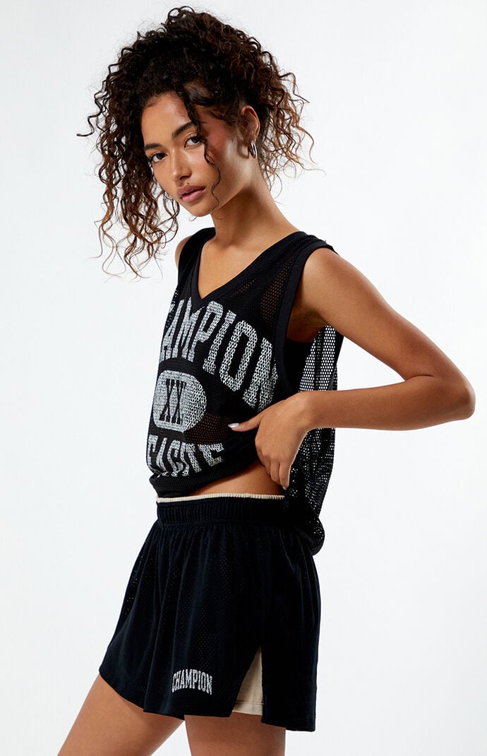 Champion Women s Reversible Mesh Court Basketball Shorts