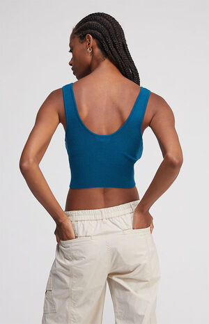 Variegate Bustier Tank Top image number 3