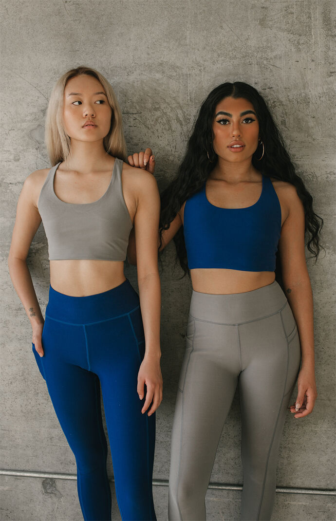 Eco Indigo Yoga Sports Bra