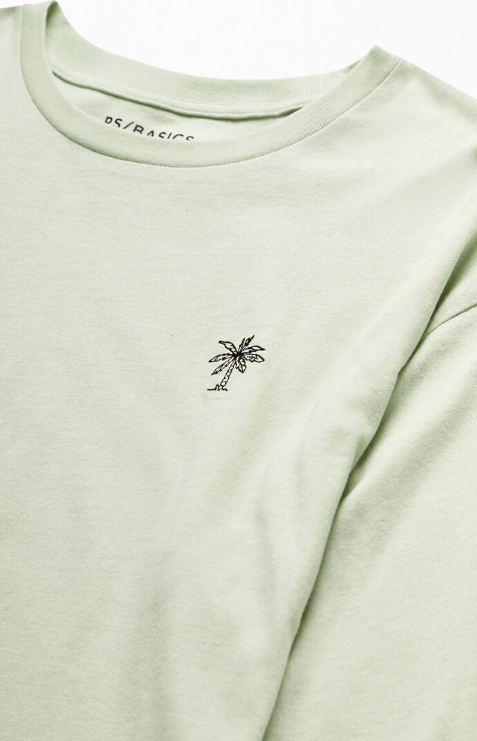 Palms Embroidered Long Sleeve T-Shirt