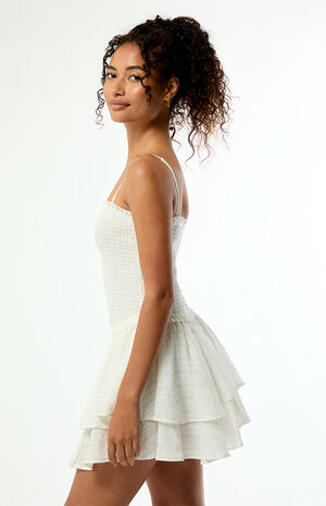 Lily Removable Strap Smocked Mini Dress image number 3