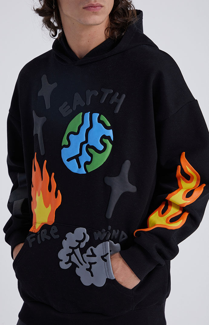 Earth wind and store fire hoodie