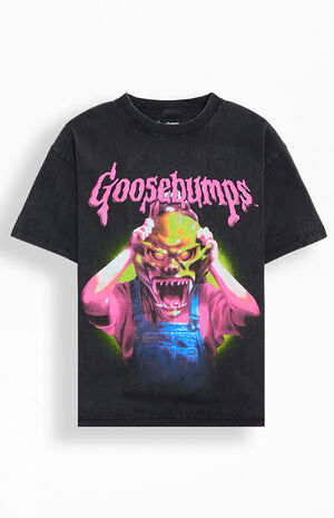 Goosebumps Mask Vintage Wash T-Shirt image number 1