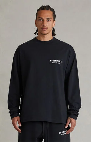 Vintage Black Classic Long Sleeve T-Shirt image number 2