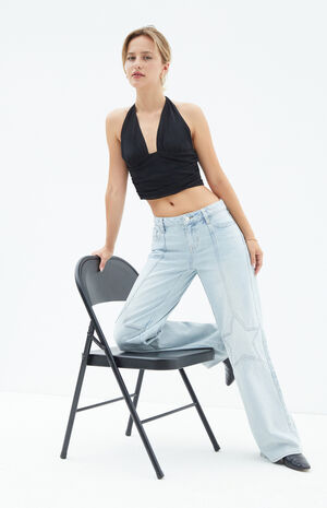 Casey Low Rise Baggy Jeans Star Light Indigo image number 2