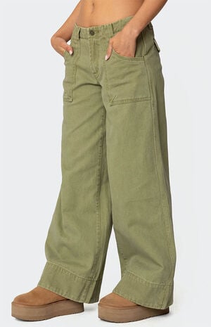 Vivienne Twill Baggy Pants image number 3