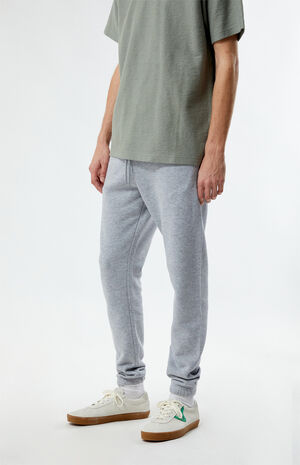 Gray Fleece Jogger Sweatpants image number 3