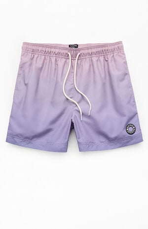 Purple Gradient Eco 4.5" Swim Trunks image number 1