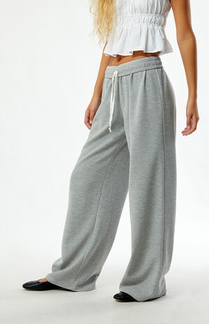 Waffle Knit Baggy Sweatpants image number 3