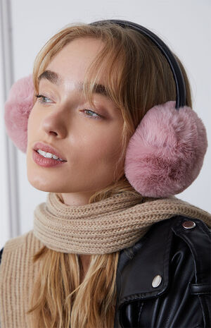 Faux Fur Earmuffs image number 2