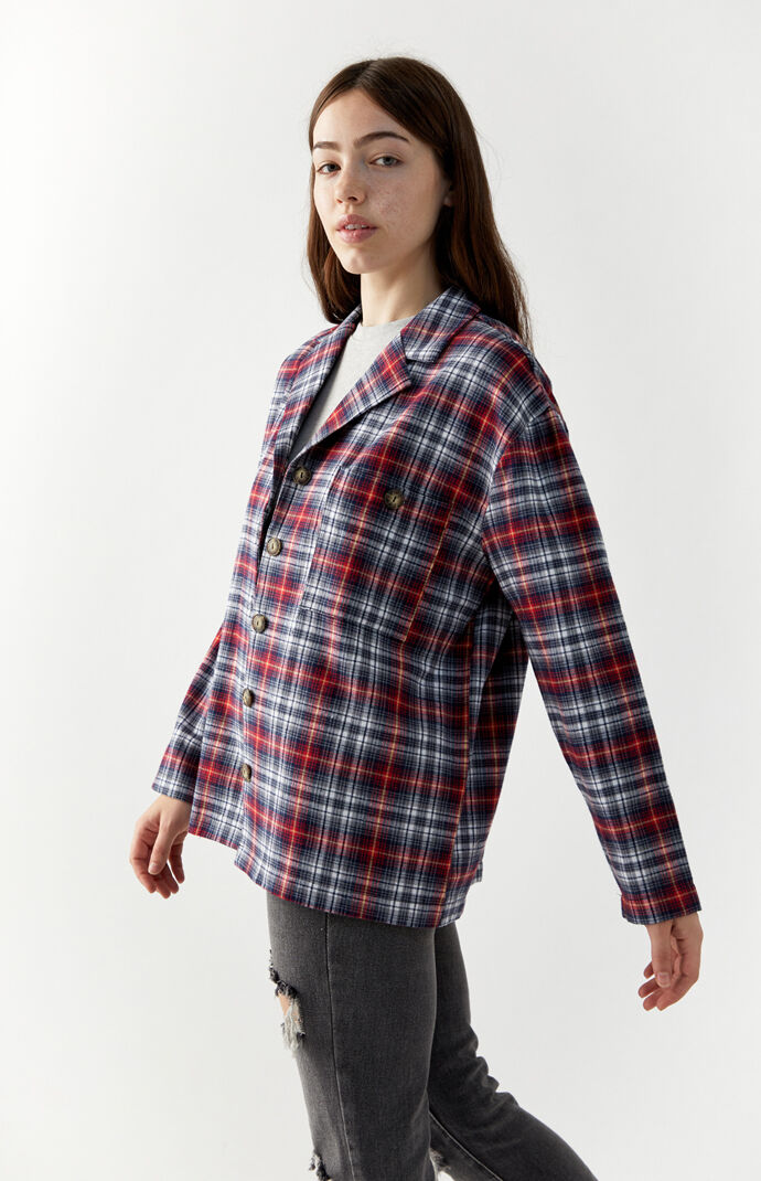 Long Sleeve Boyfriend Flannel Shirt