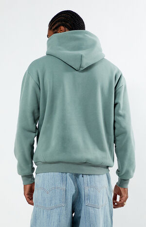 Green Solid Pullover Hoodie image number 4
