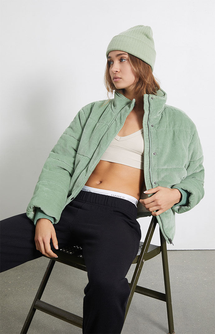 Eezeh puffer outlet cropped jacket