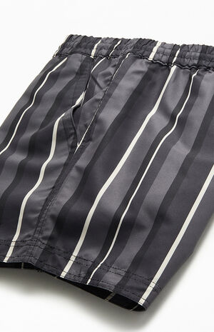 Neutrals Striped 15" Swim Trunks Neutrals Striped 15" Swim Trunks image number null