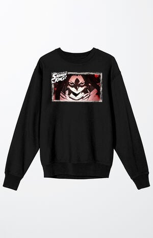 Shaman King Yoh Close Up Crew Neck Sweatshirt image number 1