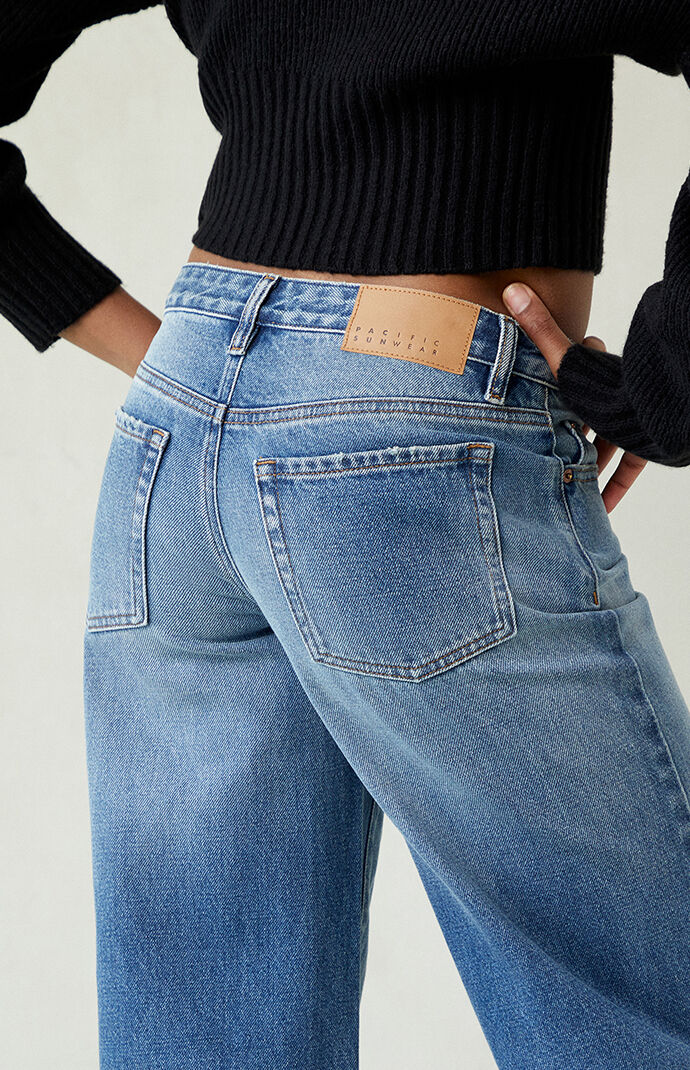 Pacsun Casey Low Rise Baggy Jeans Medium Indigo