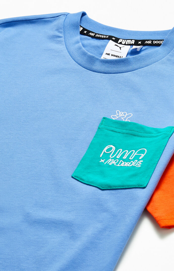 Mr. Doodle Colorblock T-Shirt