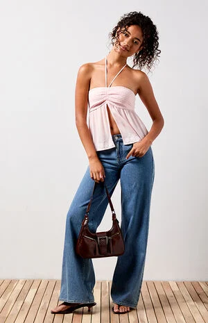 Gracie Smocked Babydoll Tube Top image number 1