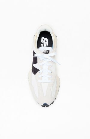 Women's White 327 Sneakers image number 5