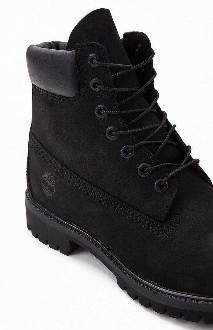 champion timberland boots black