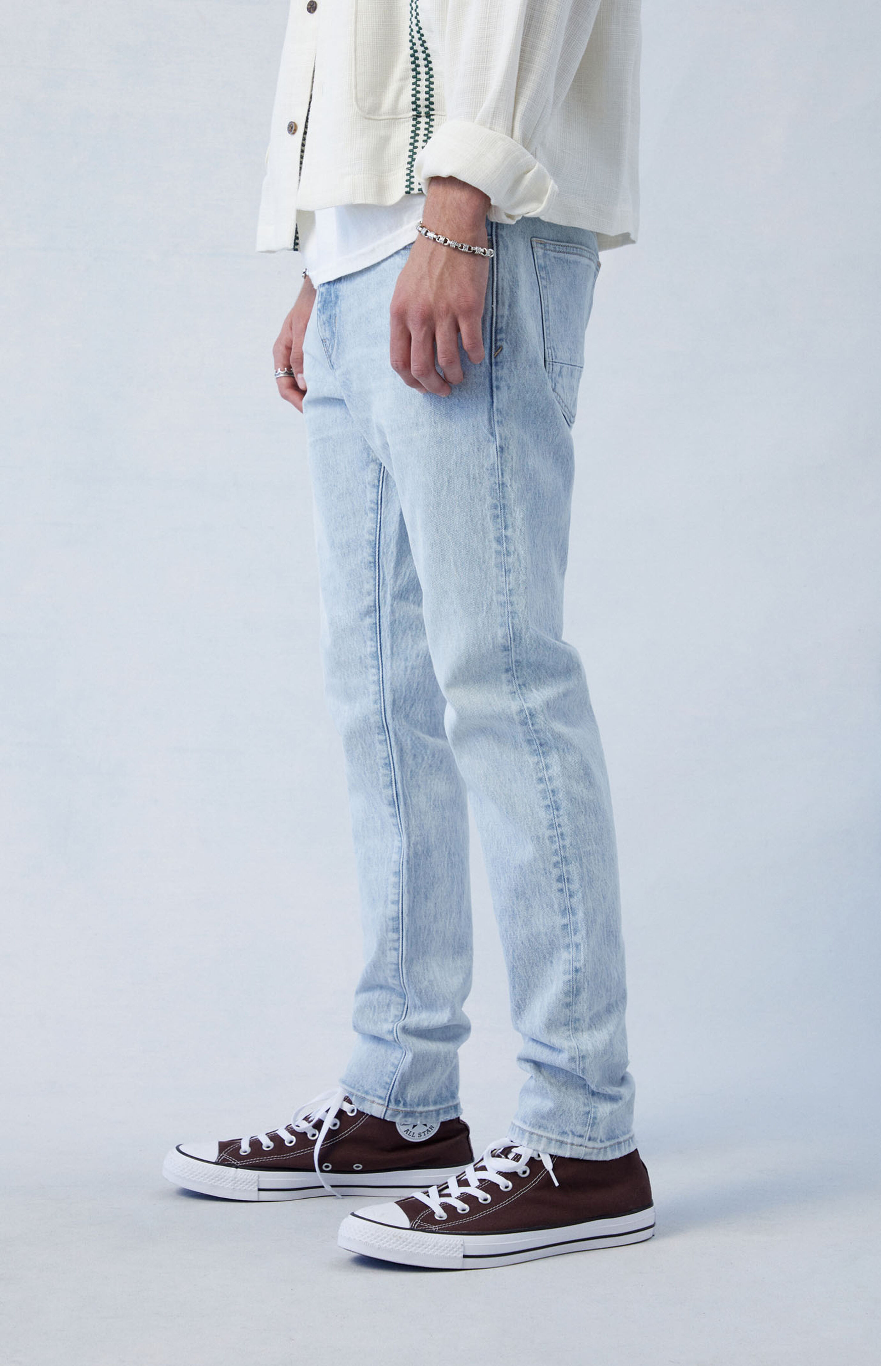 Pacsun Eco Comfort Stretch Light Indigo Slim Jeans | PacSun