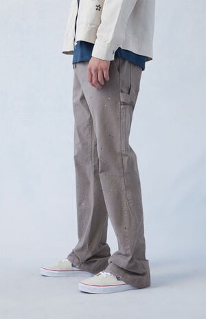 PacSun Eco Stretch Canvas Khaki Slim Bootcut Pants