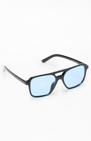 Plastic Aviator Sunglasses image number 1