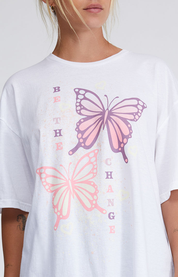 ★MUCENT★ Chain butterfly loose fit signature sweatshirt un Nick Nicole] Signature Butterfly Sweatshirt – Arielle Store