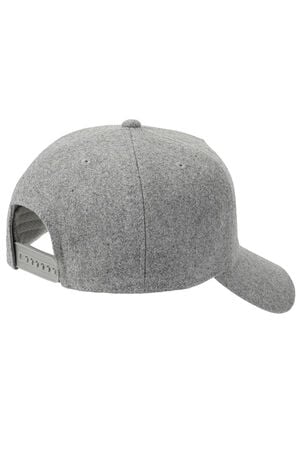 Embroidered Logo Grandpa Wool Hat image number 2