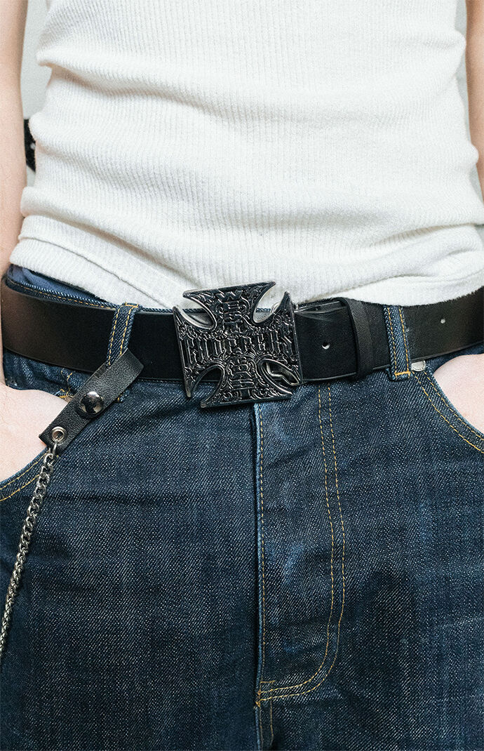 West Coast Choppers Logo Buckle Belt