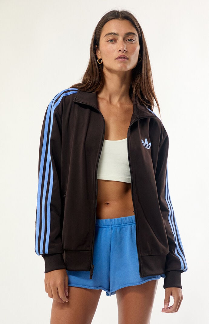 adidas Brown Firebird Loose Track Jacket
