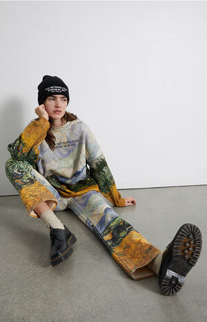 The Met x PacSun Van Gogh Wheat Field With Cypresses Sweatshirt | PacSun